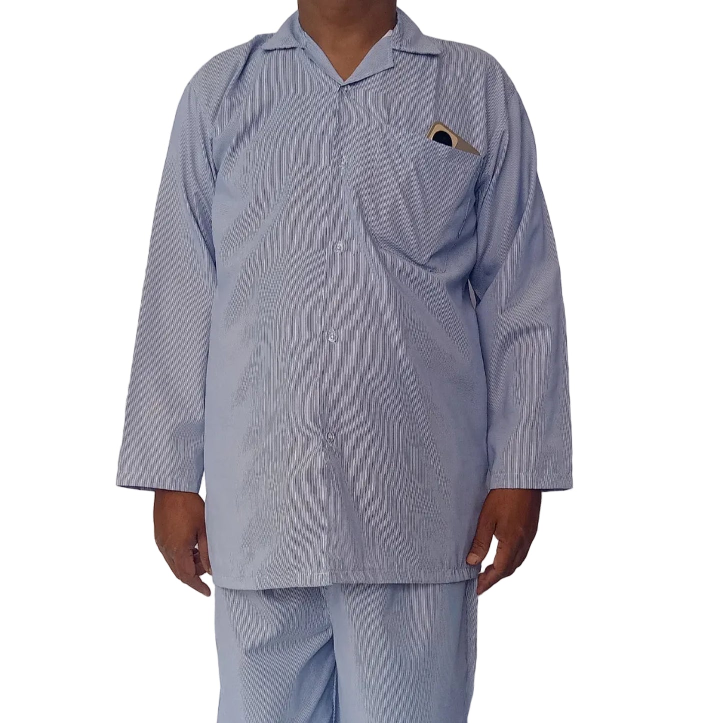 RAYTON PATIENT DRESS COLLAR AND FULL SLEEVES