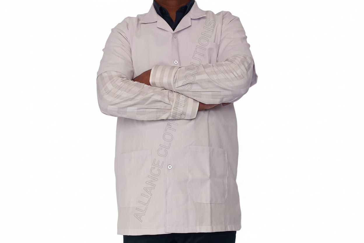 VISCO LAB COAT HALF SLEEVES