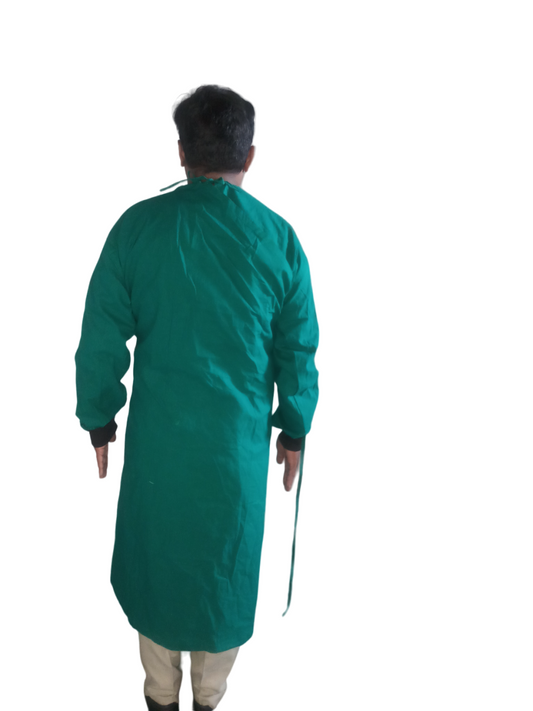 VISCO SURGICAL GOWN DOUBLE FLAP