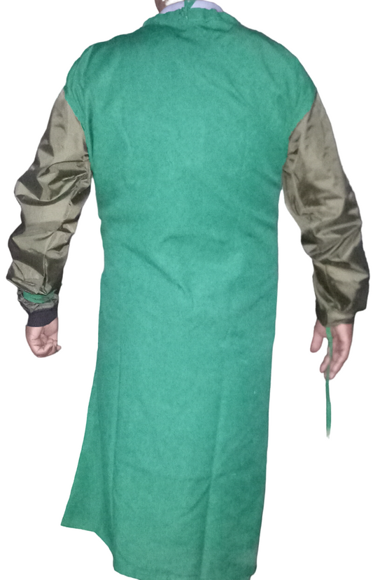 ACS COTTON IMPERVIOUS DOUBLE FLAP GOWN