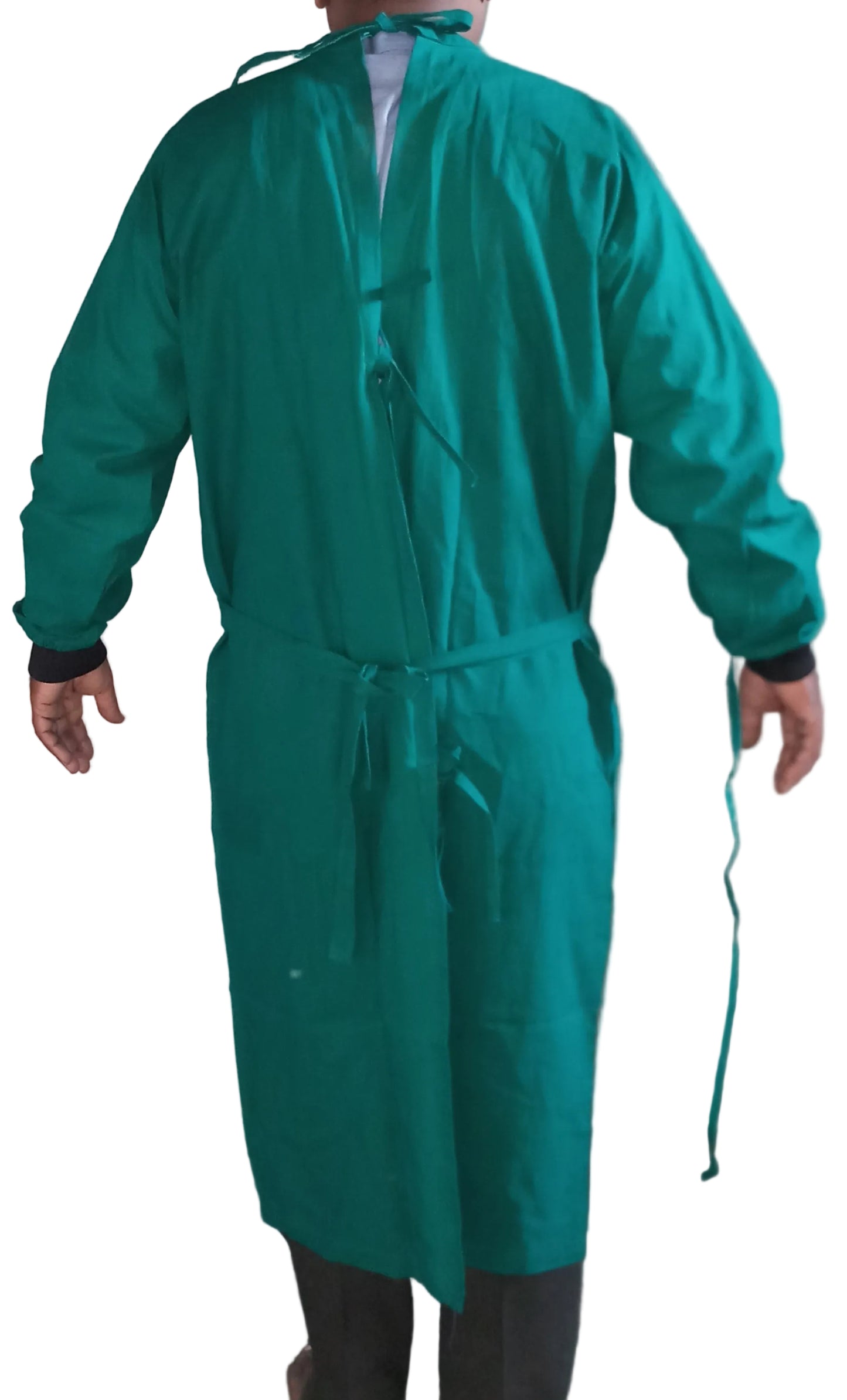 ACS COTTON SURGICAL GOWN SINGLE FLAP