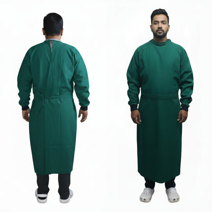 ACS COTTON SURGICAL GOWN SINGLE FLAP