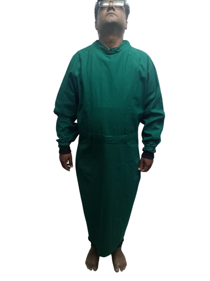 ACS COTTON SURGICAL GOWN SINGLE FLAP