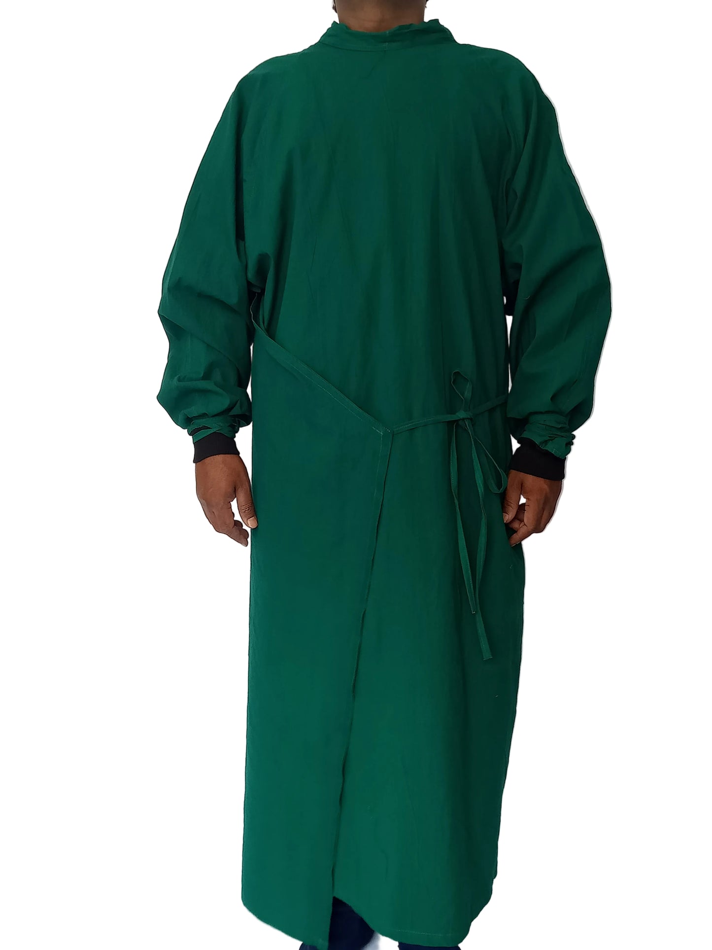 ACS COTTON SURGICAL GOWN DOUBLE FLAP