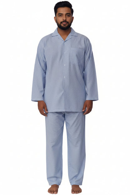 RAYTON PATIENT DRESS COLLAR AND FULL SLEEVES