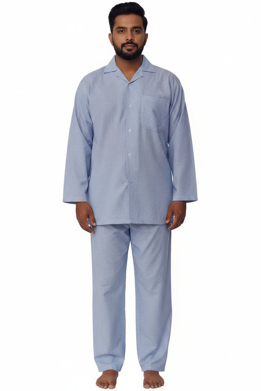 RAYTON PATIENT DRESS COLLAR AND FULL SLEEVES