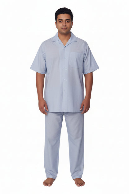 MALE PATIENT COLLAR UNIFORM