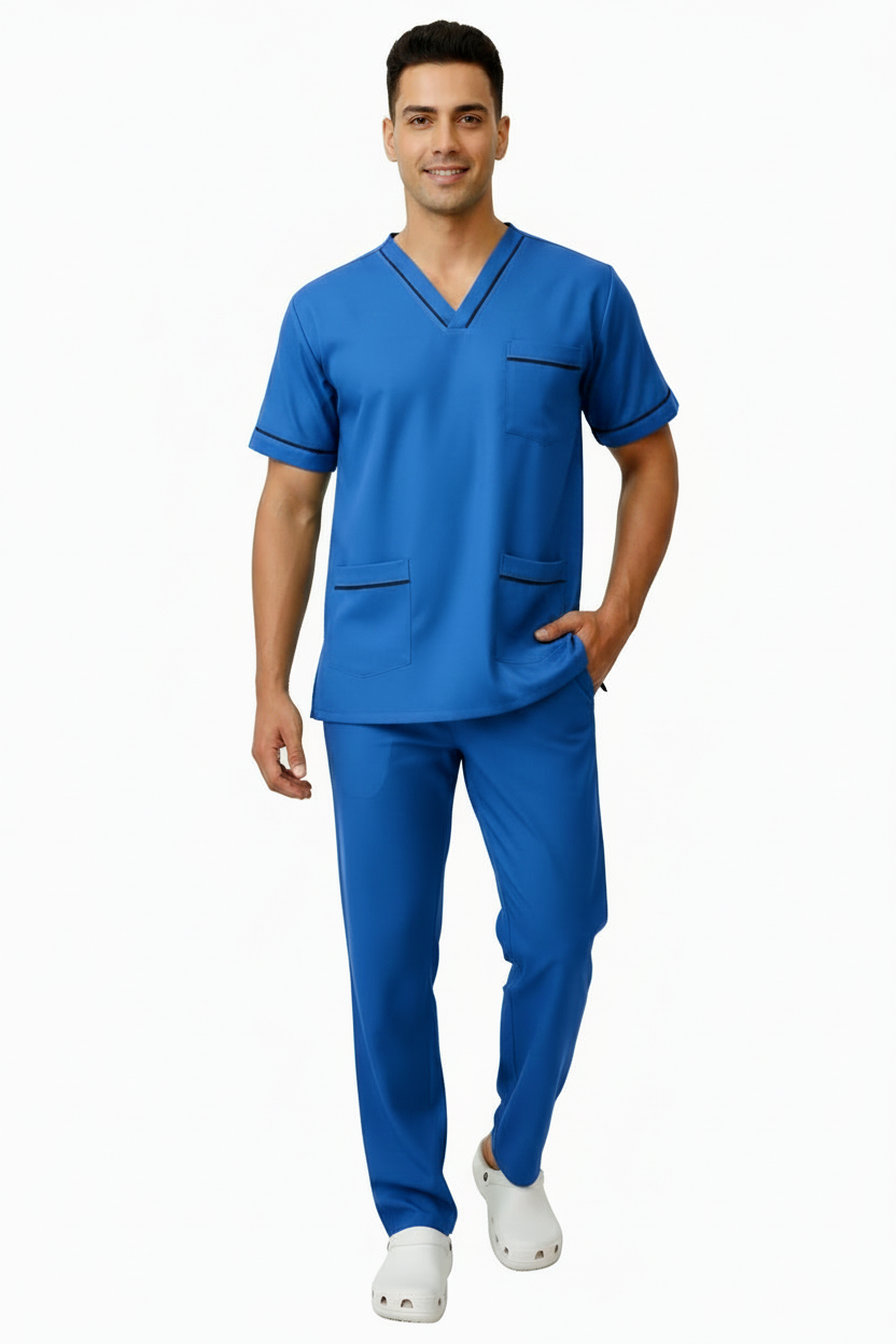 UNISEX V-PIPING PATTERN