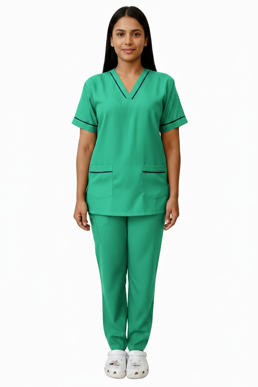 UNISEX V-PIPING PATTERN