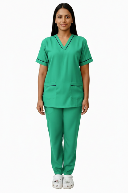 UNISEX V-PIPING PATTERN