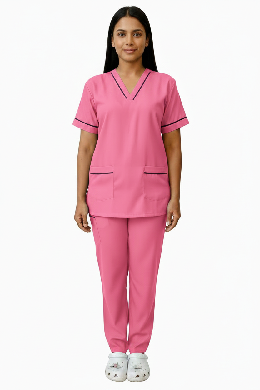 UNISEX V-PIPING PATTERN
