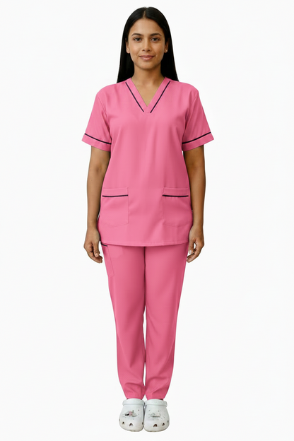 UNISEX V-PIPING PATTERN