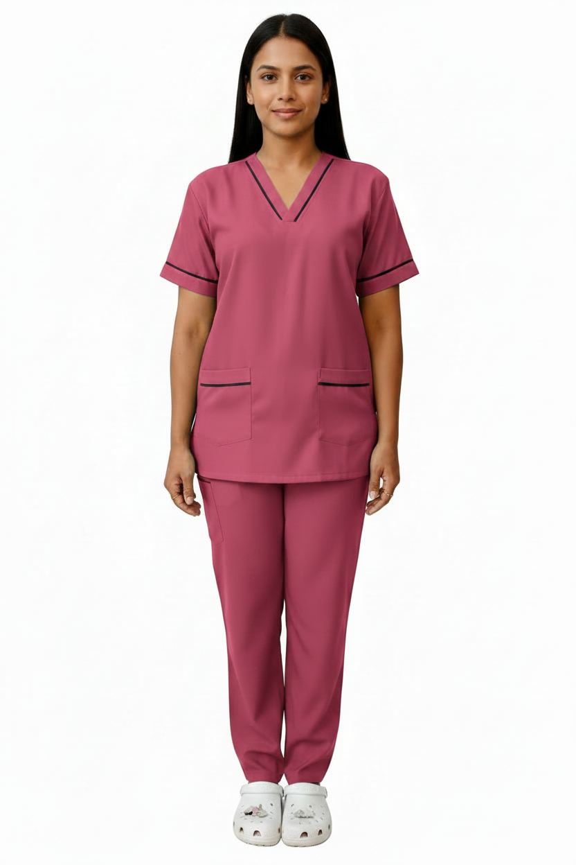 UNISEX V-PIPING PATTERN