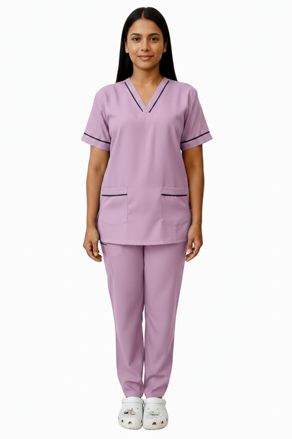 UNISEX V-PIPING PATTERN