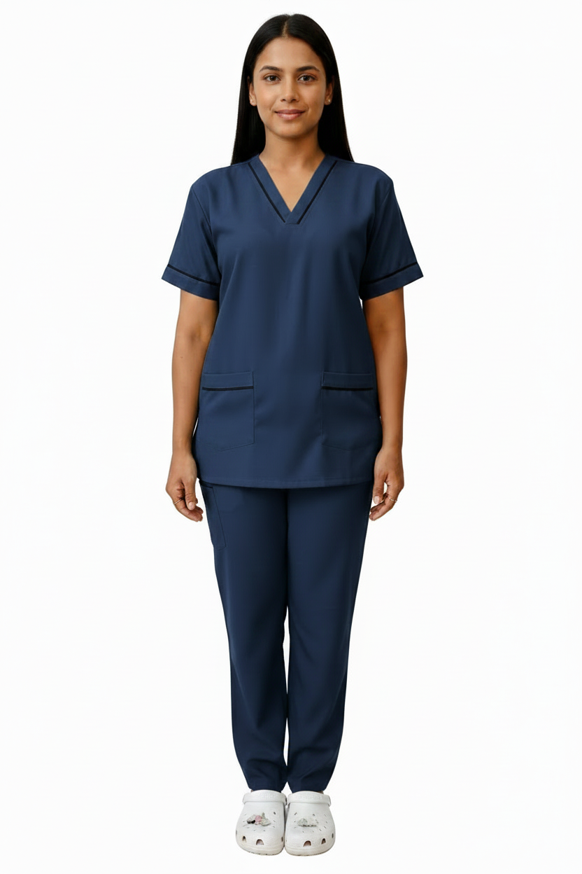 UNISEX V-PIPING PATTERN
