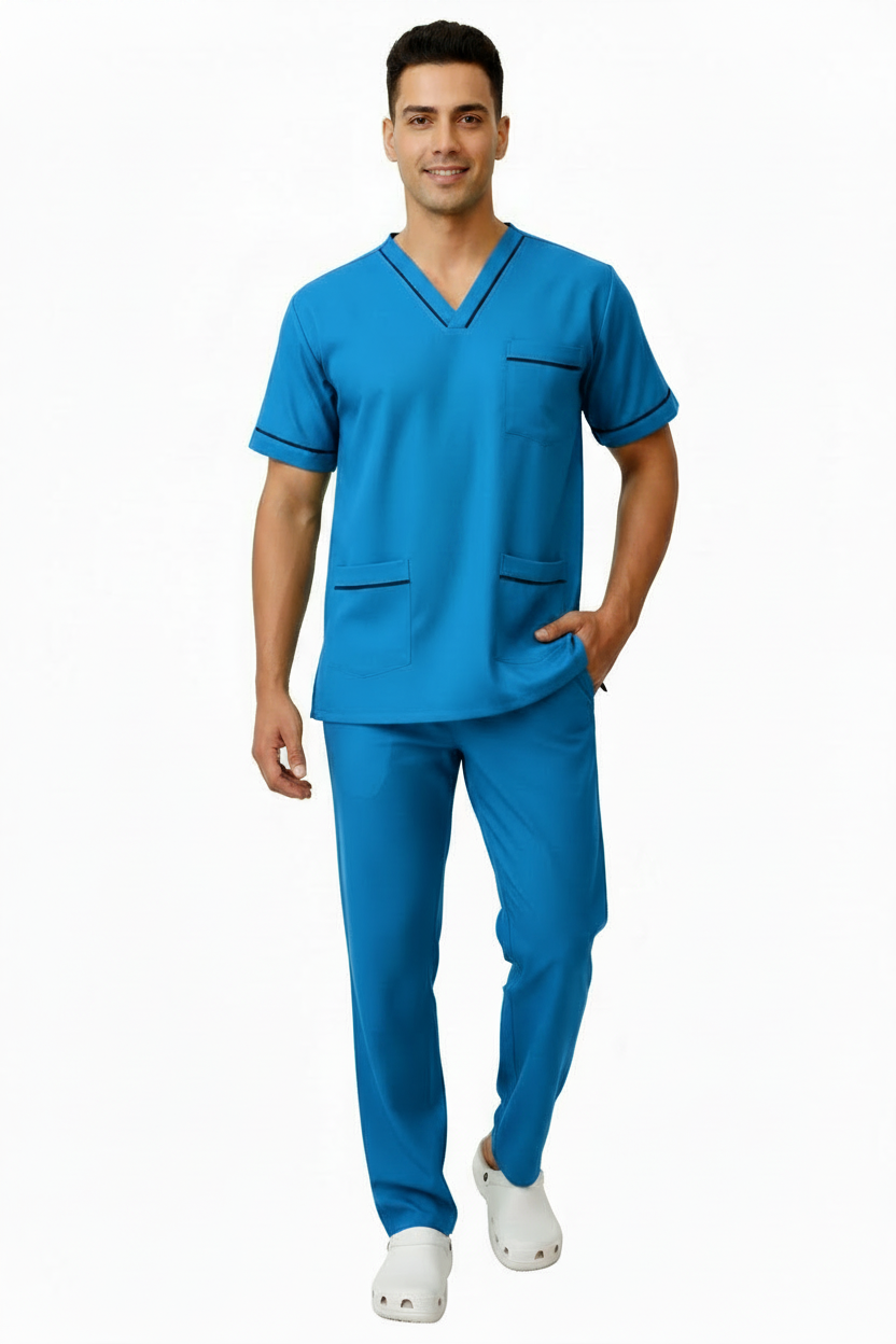 UNISEX V-PIPING PATTERN