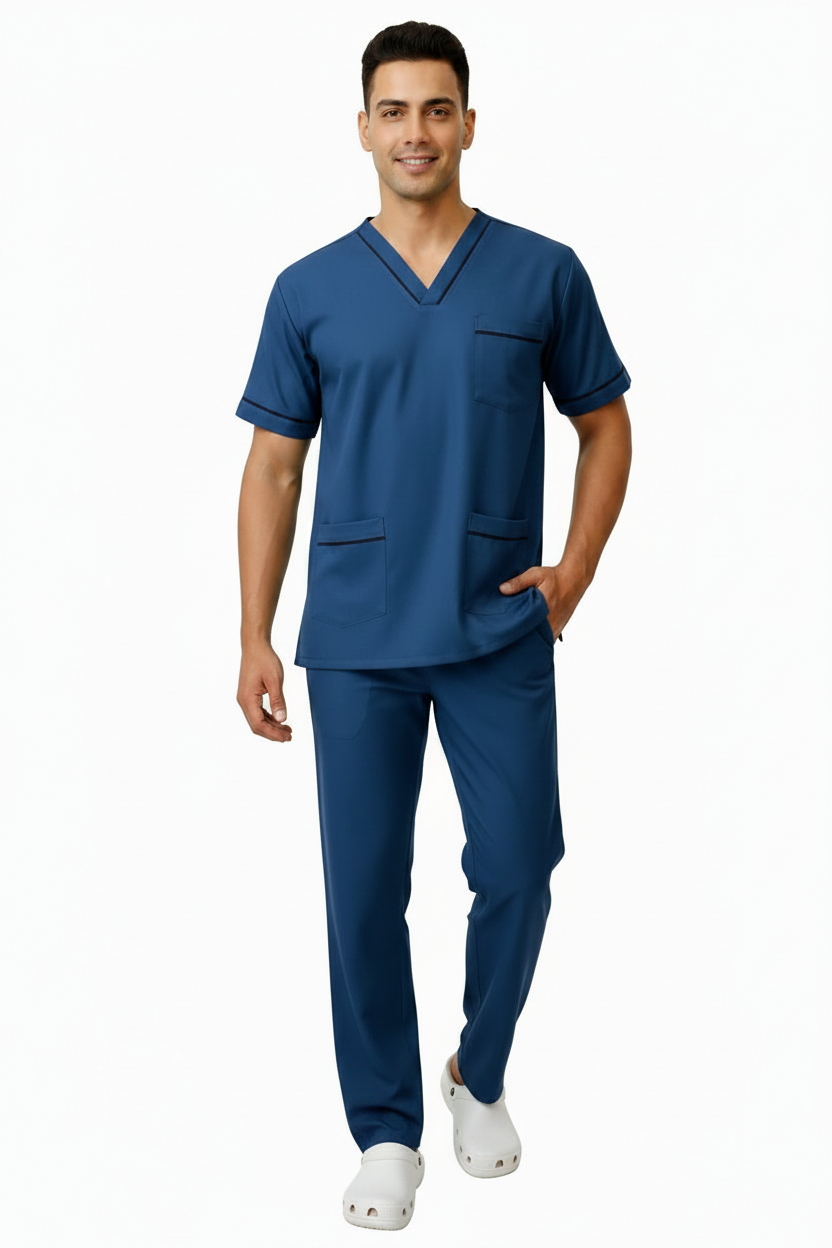 UNISEX V-PIPING PATTERN