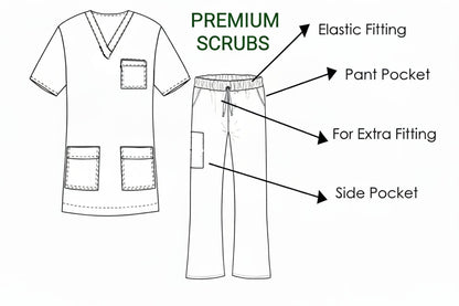 RAYTON Womens Scrubs