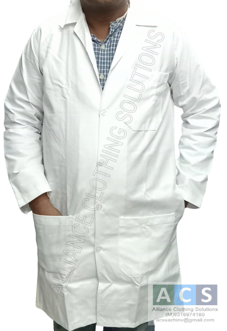 VISCO LAB COAT KNEE LENGTH