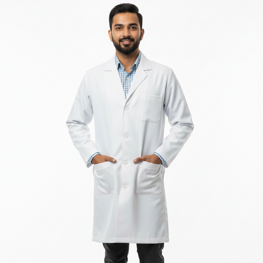 VISCO LAB COAT KNEE LENGTH