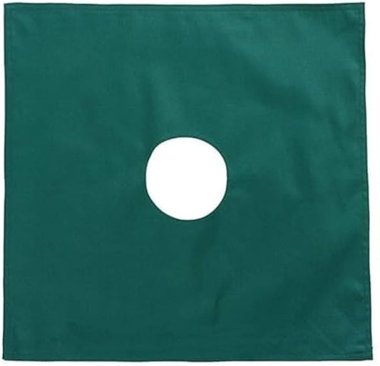 VISCO SMALL OT HOLE TOWEL 36X36Inches(6"Round Hole)