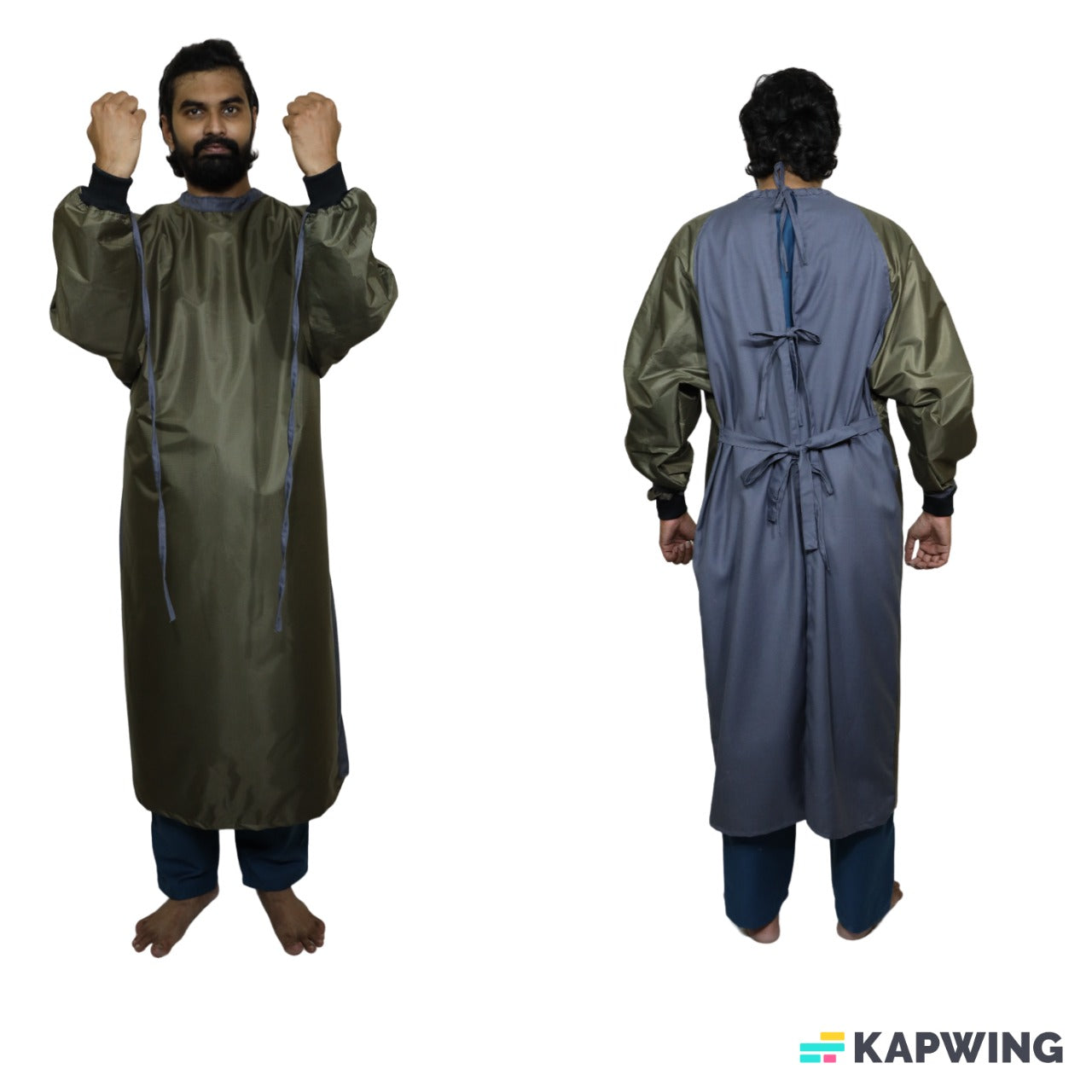 VISCO IMPERVIOUS SURGICAL GOWN SINGLE FLAP