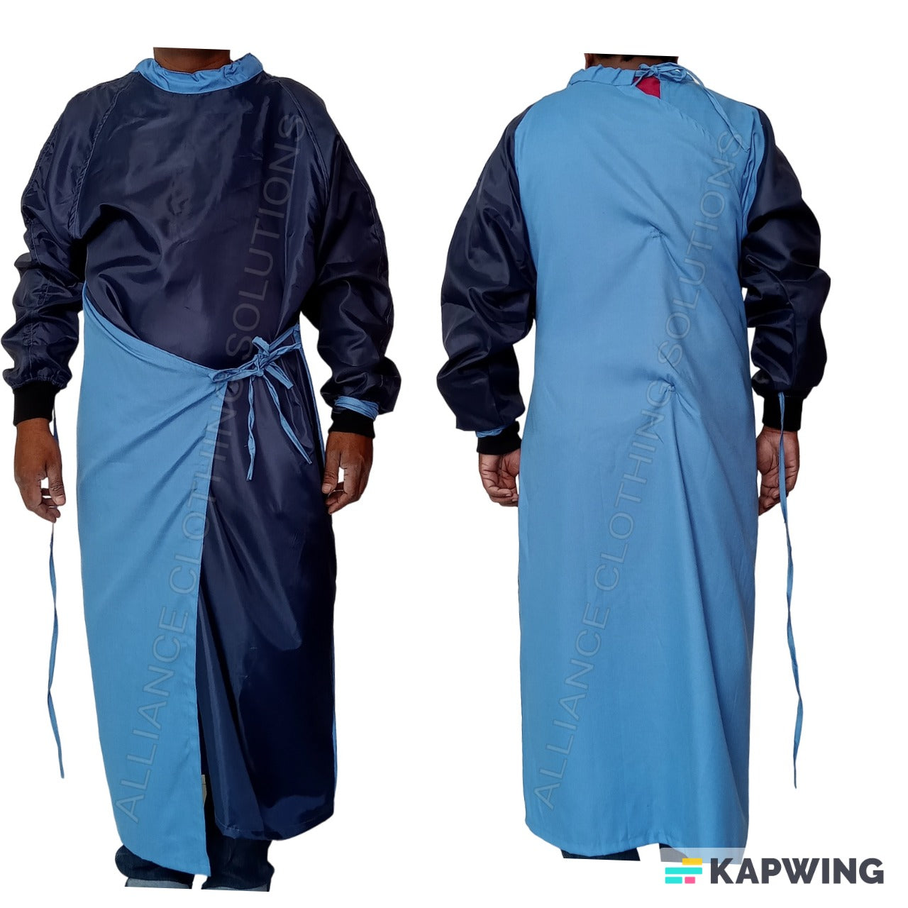 VISCO IMPERVIOUS SURGICAL GOWN DOUBLE FLAP