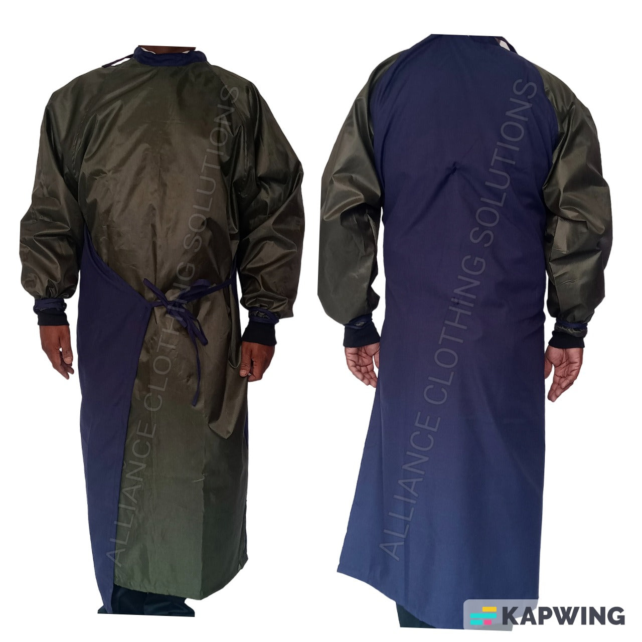 VISCO IMPERVIOUS SURGICAL GOWN DOUBLE FLAP