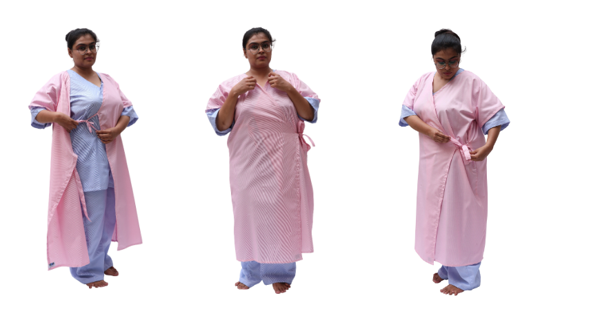 RAYTON BATHROBE STYLE GOWN