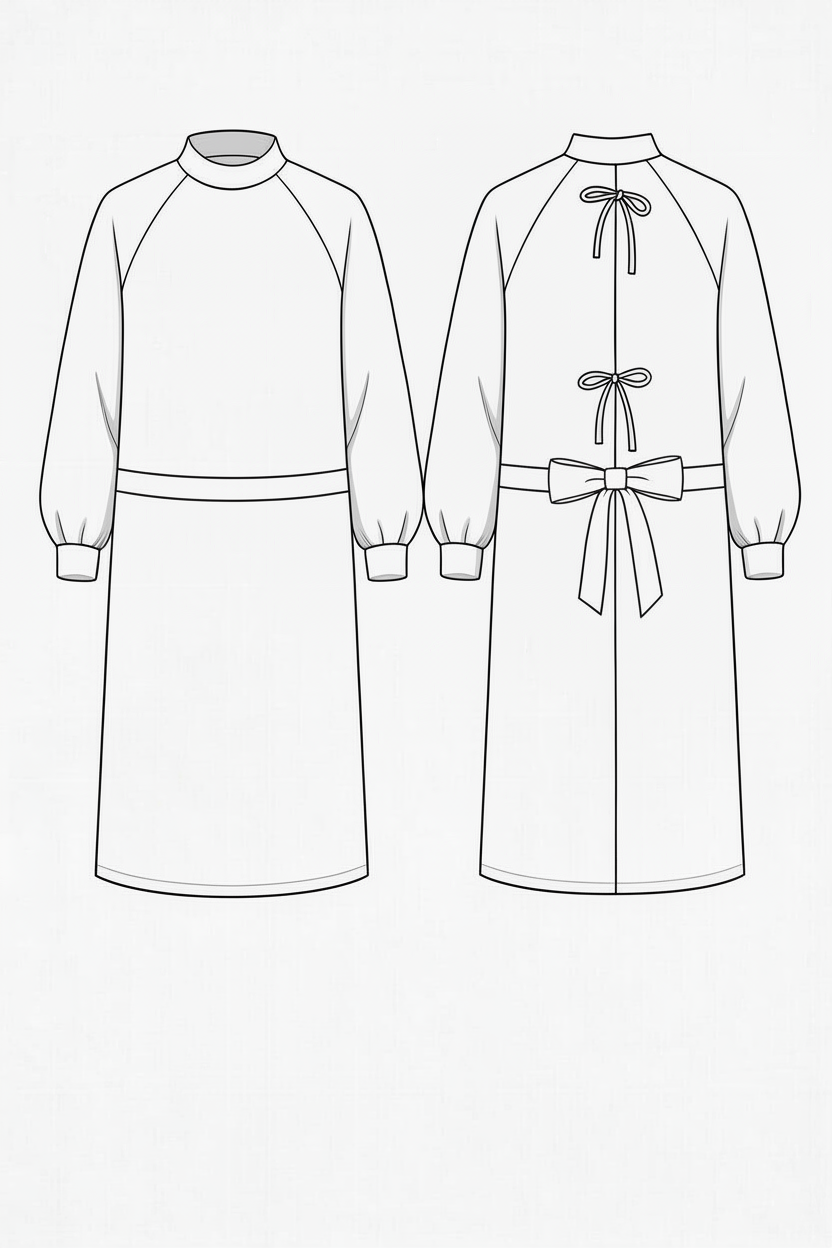 ACS COTTON SURGICAL GOWN SINGLE FLAP