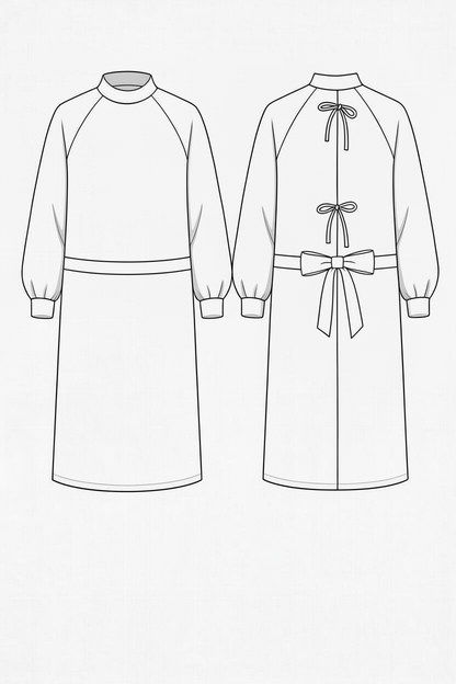 ACS COTTON SURGICAL GOWN SINGLE FLAP