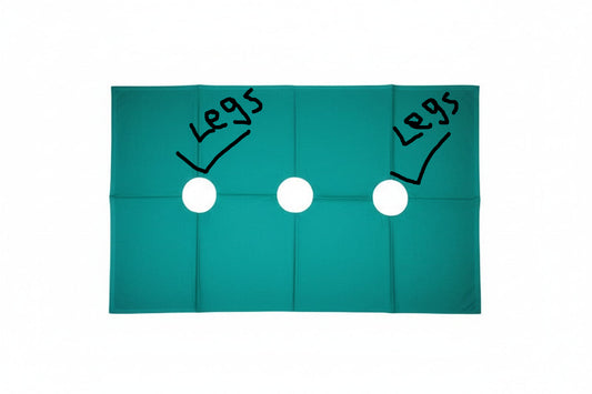 VISCO LITHOTOMY TRIPLE HOLE SHEET