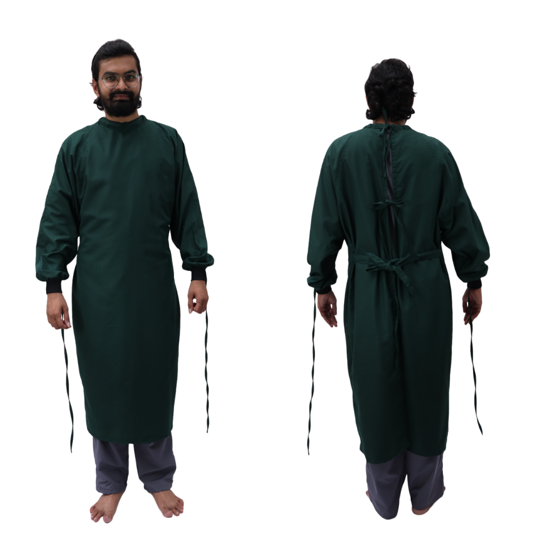 VISCO SURGICAL GOWN SINGLE FLAP