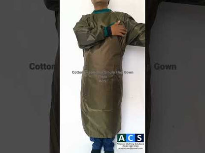 VISCO IMPERVIOUS SURGICAL GOWN SINGLE FLAP