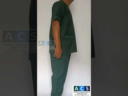 UNISEX V-PIPING PATTERN